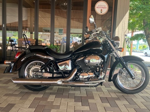 予備検査付き！HONDA シャドウ400クラシック　NC34 初年度登録H19年　オールペイント　リアダウンサス　リアキャリア装着　油脂類交換