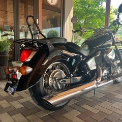 予備検査付き！HONDA シャドウ400クラシック　NC34 初年度登録H19年　オールペイント　リアダウンサス　リアキャリア装着　油脂類交換の画像