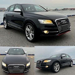 SQ5アウディディーラー車SUV ブラック車検2年込みの金額です