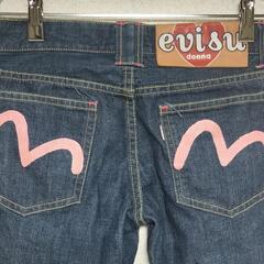 evisu エヴィス エビス ピンク カモメ デニム エヴィスド...