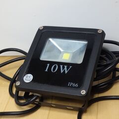 LED投光器 10W IP66 防水 (昼光色 超薄型 LEDラ...