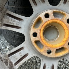 アウディ スタッドレス 16インチ PCD112 7J+38ハブ66.6の画像