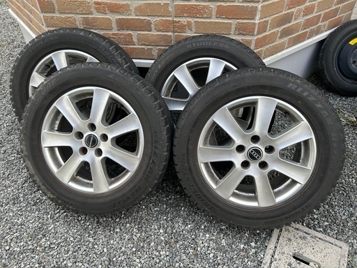 アウディ スタッドレス 16インチ PCD112 7J+38ハブ66.6