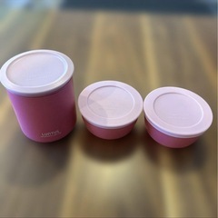 LUNTUS ピンク 保温容器　ご飯★
