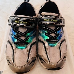 スニーカー シルバー 19cmの画像