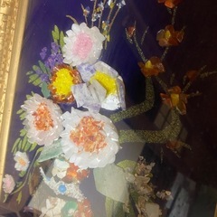 天然石❓お花の額飾り❣️の画像