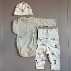 《未使用 タグなし》ベビー服 ジャージ 3点セット H&M　60サイズの画像