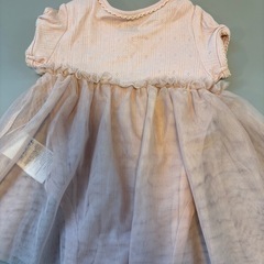 ベビー服 ベビードレス ニューボーンフォト 新生児 H&M　サイズ60《美品》の画像