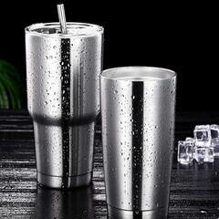    ステンレス ストロータンブラー大容量900ml✨新品の画像