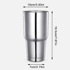    ステンレス ストロータンブラー大容量900ml✨新品の画像