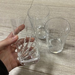 【埼玉】ホヤクリスタル タンブラー グラスコップ3客セットの画像