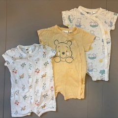 ベビー服 新生児 夏服 H&M ロンパース　3点セット　サイズ70 