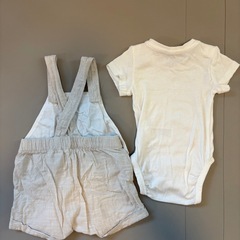 ベビー服 新生児 夏服 H&M ロンパース　3点セット　サイズ60〜70 の画像
