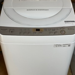送料・設置込み可　洗濯機　6kg SHARP 2019年【分解ク...