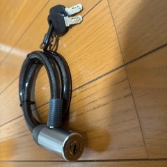 自転車用ワイヤー鍵
の画像