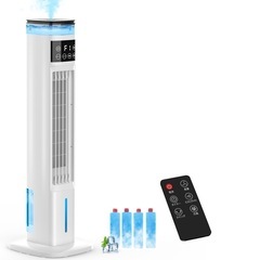 新品・未開封！　冷風扇 冷風扇風機 スリムタワー型 ダブル水タンク
