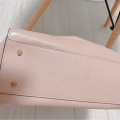 FURLA 薄いピンク　手提げバッグ の画像