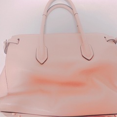 FURLA 薄いピンク　手提げバッグ の画像