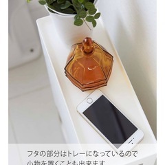 【お譲り先決まりました】山崎実業トイレットペーパーストッカーの画像