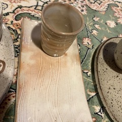 湯呑みとお皿4 セット　食器　おしゃれの画像