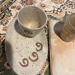湯呑みとお皿4 セット　食器　おしゃれの画像