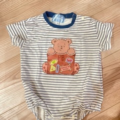 ベビー服 ロンパース 熊 80