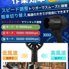 【新品未使用】洗車 コードレス ブロワー 庭掃除 ハンディの画像