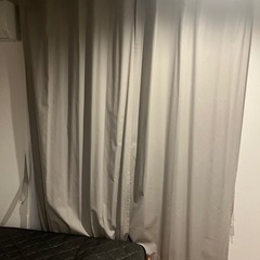 リネン混カーテン