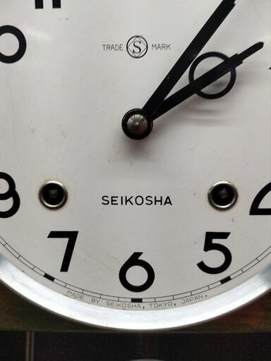 ○精工舎 セイコウシャ セイコー SEIKOSHA 掛け時計 シール1749
