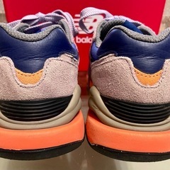 new balance M5740 GHB スニーカー パープルxオレンジ　写真追加の画像