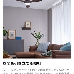 シーリングファンライト(新品未使用)：値下げしました！の画像