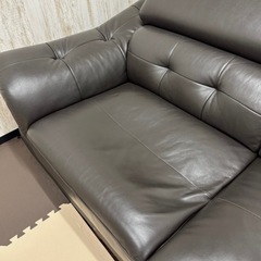 大型レザーソファー