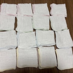 5/31まで　水通しのみ　ガーゼハンカチ　16枚