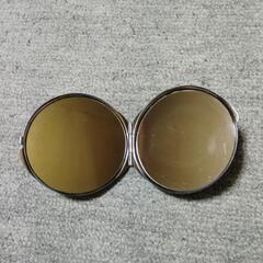 コカコーラ　メタリックフレームタイプ　　コンパクトミラー　【超美品】の画像