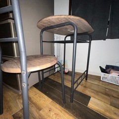 【美品】ブラウン🤎ダイニングテーブル チェア セット