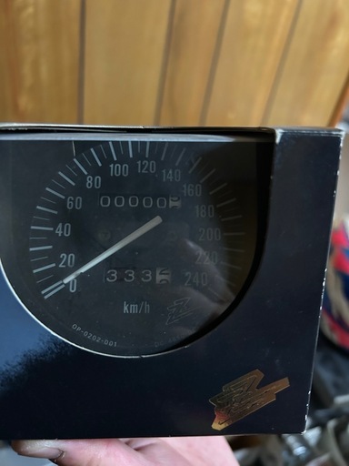 直送商品 当時物 美品 キタコ 240km スピードメーター ZRX400 ゼファーχ パーツ
