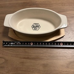 グラタン皿、木製トレーセット