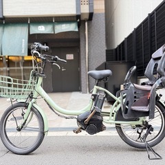大阪府　子供乗せ　2人　ブリヂストン　電動アシスト自転車　バッテ...