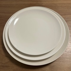 【おまけ付き】食器、平皿プレート3枚セット 