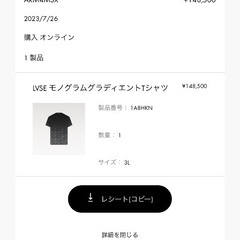 ルイヴィトン　グラデーションTシャツ