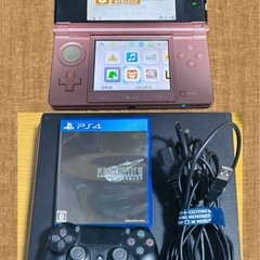 ps4 Pro本体＆ps4ソフト＆ポケモンバンク入り3DS本体セット