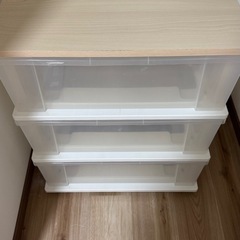 衣装ケース3段