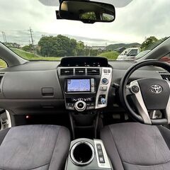 プリウスアルファ★美品★最上級モデル【1.8Gツーリングセレクション】本車検フル令和9年5月迄・クルーズコントロール・ドラレコ・Cセンサー・純正SDナビの画像