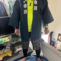 ⇒本日最終日更に二千円引き！期間限定二千円引き年代物神輿半纏⇒40年前に江戸川区平井で作られた物です⇒シミ色褪せ等目立つ所は有りません⇒激レア！の画像
