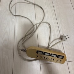 スイッチ付タップ コンセント