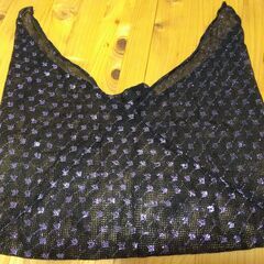 あずま袋　黒×紫の画像