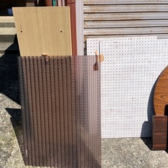 コンパネ, 有孔ボード, 天板, 波板（中古） の画像