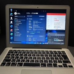 MacBook Air 2020'macOS windows11 officeの画像