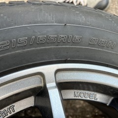 215/65r16 夏タイヤ　シュナイダーの画像