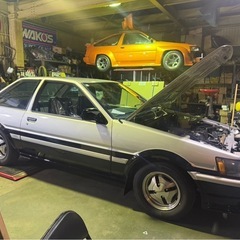 AE86 レビンAPEX レストア済みの画像